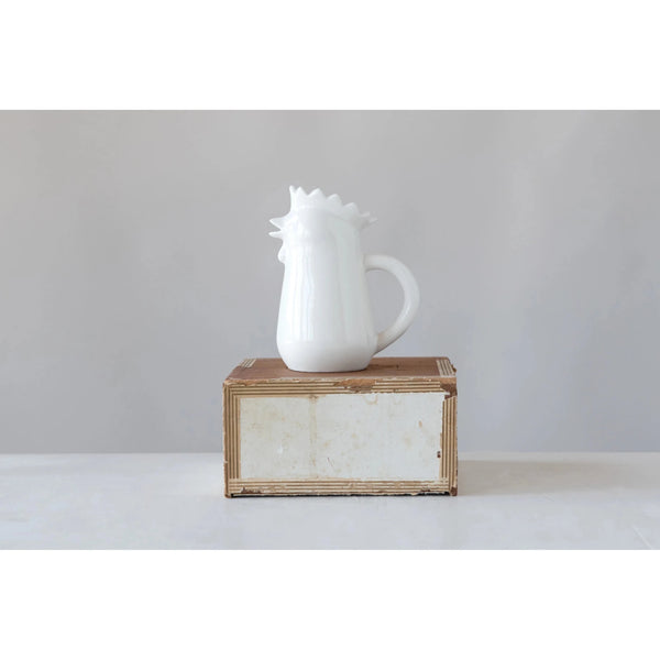 Stoneware Chicken Creamer - Harmony