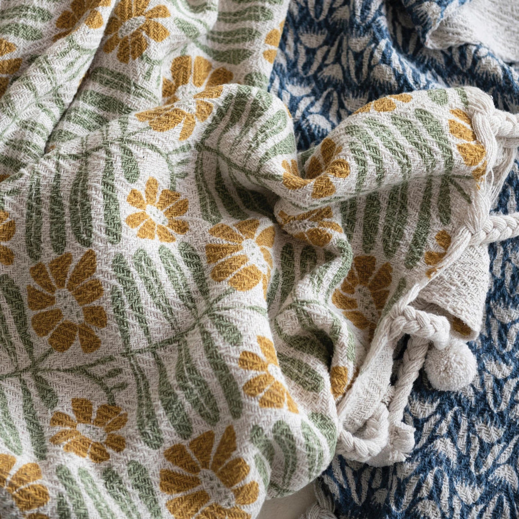 Recycled Cotton Blend Throw - Harmony
