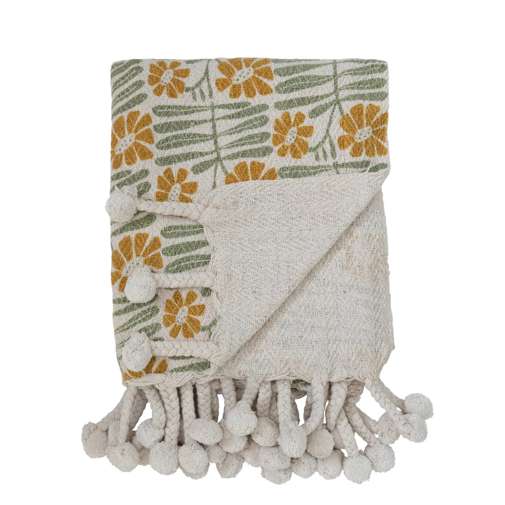 Recycled Cotton Blend Throw - Harmony