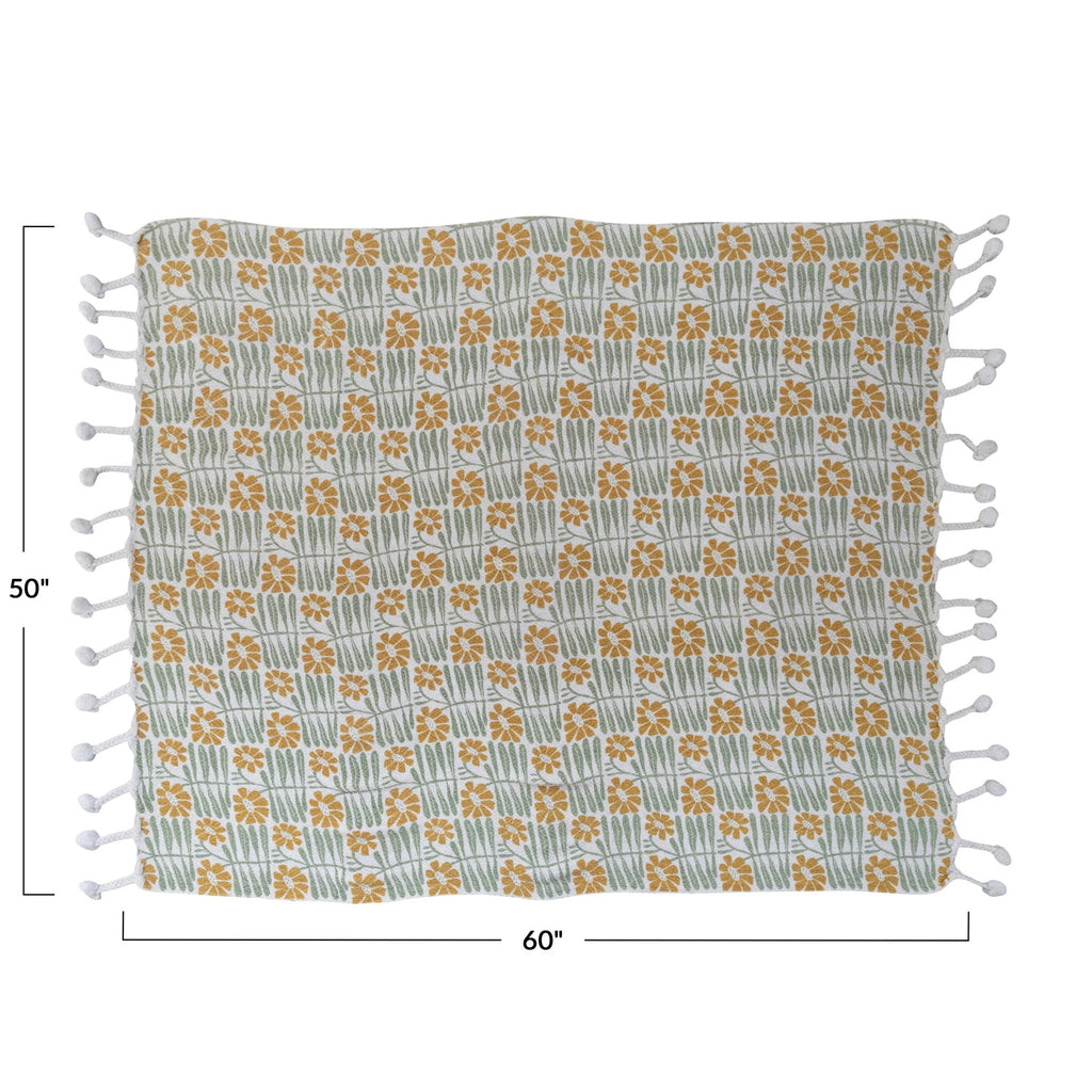 Recycled Cotton Blend Throw - Harmony