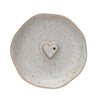 Stoneware Incense Dish/Holder w/Embossed Heart - Harmony