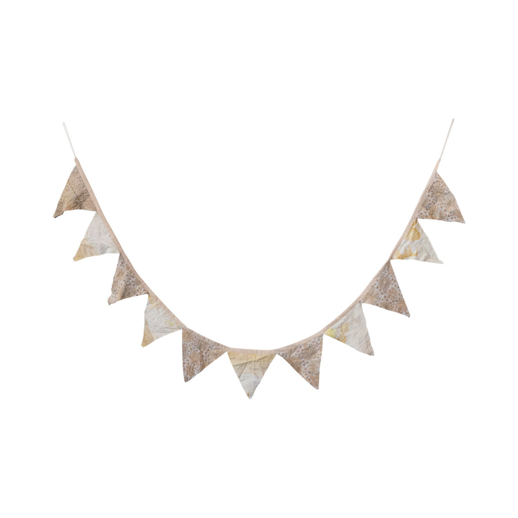 Vintage Cotton Kantha Pennant Garland (Each One Will Vary) - Harmony