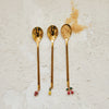 Stainless Steel Spoon with Fruit Charm - Harmony