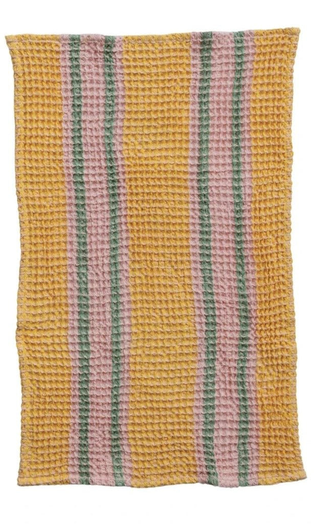 Woven Cotton Waffle Weave Tea Towels, set of 2 - Harmony