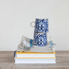 Cream & Blue Hand - Painted Mug - Harmony