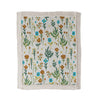 Cotton Knit Floral Baby Blanket - Harmony
