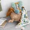 Cotton Knit Floral Baby Blanket - Harmony