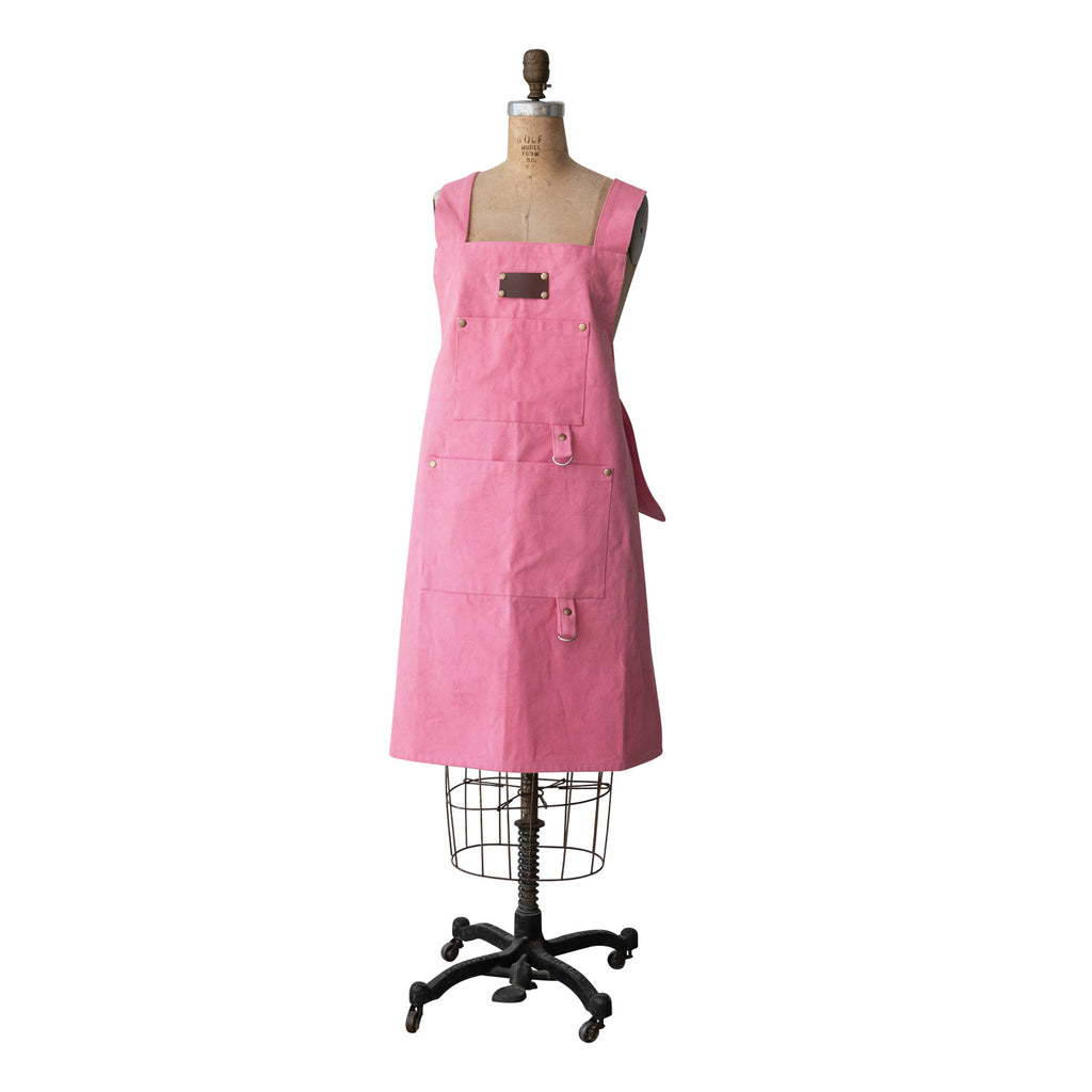 Cotton Canvas Cross Back Apron - Harmony
