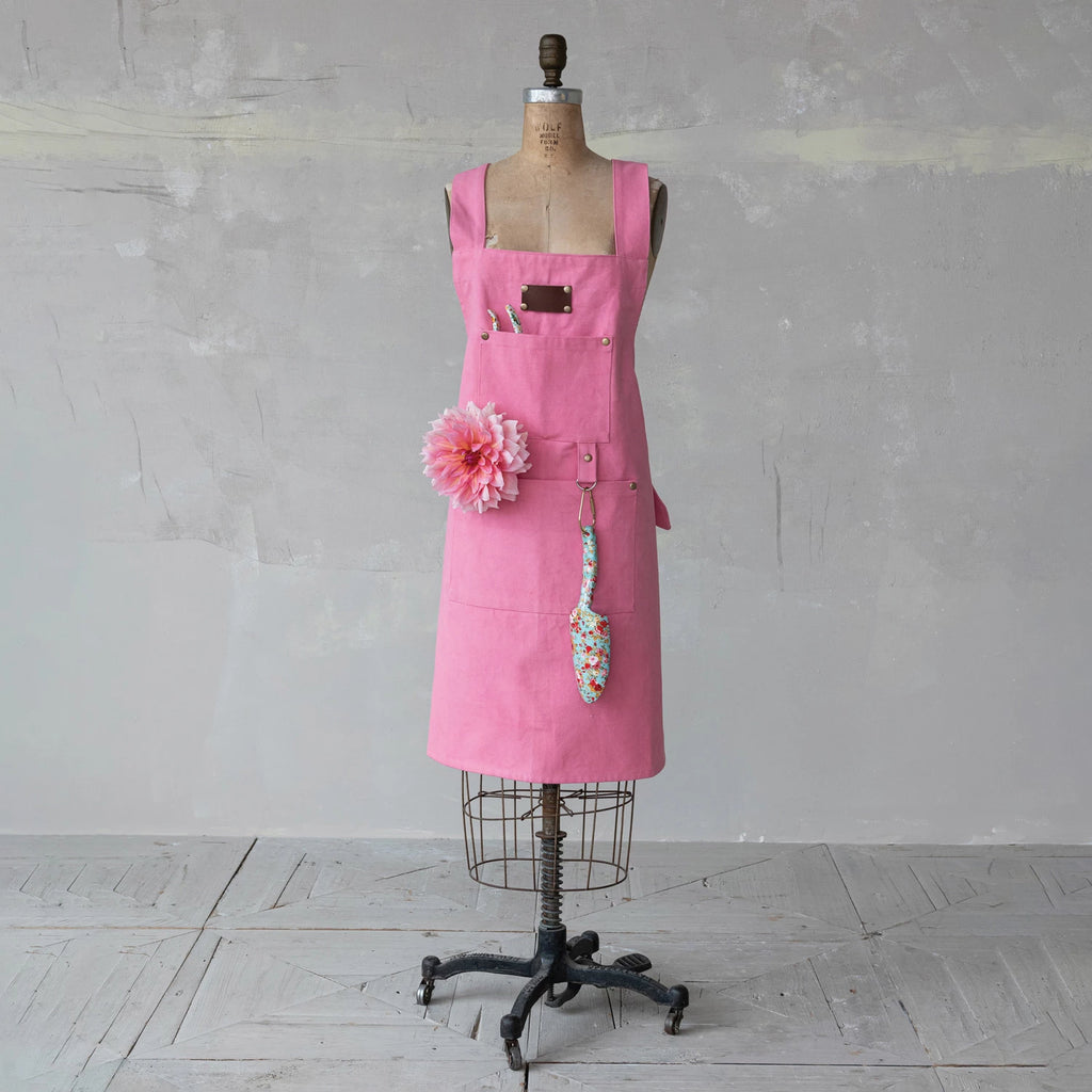 Cotton Canvas Cross Back Apron - Harmony