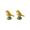 Ceramic Vintage Reproduction Lovebird Shaped Salt & Pepper Shakers, Set of 2
