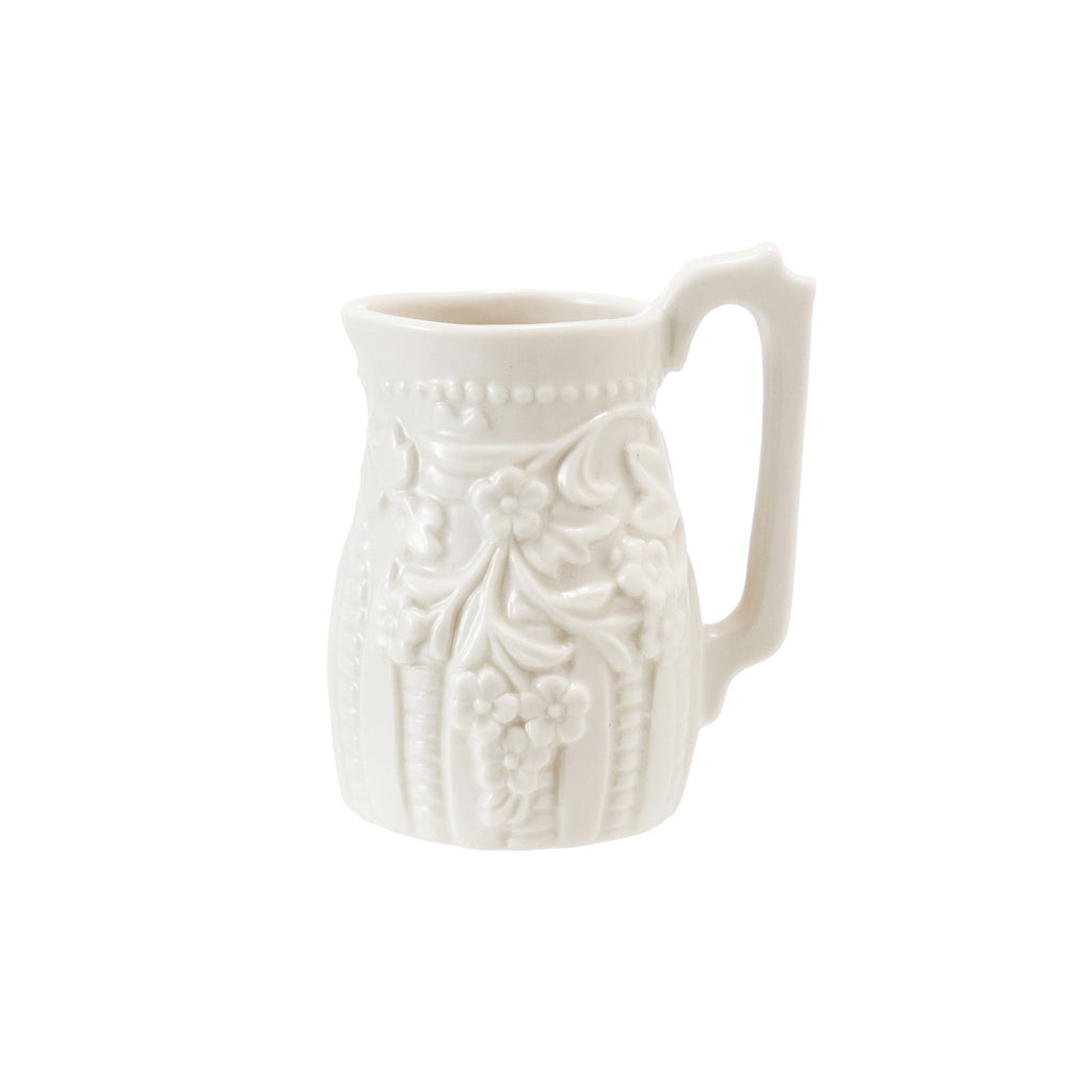 Embossed Stoneware Vintage Reproduction Creamer - Harmony
