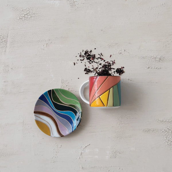 Stoneware Fluted Bowl