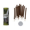 12 Piece Lime Basil & Mandarin Scented Incense Sticks with Holder, Set of 13