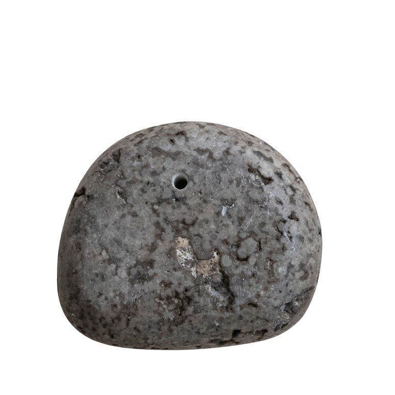 Travertine Incense Holder / Gray - Harmony