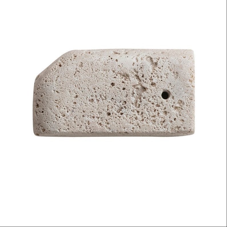 Travertine Incense Holder / Bone - Harmony