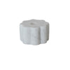 White Marble Scalloped Taper Holder - Harmony