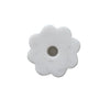 White Marble Scalloped Taper Holder - Harmony