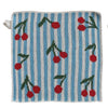 Fruity Knit Dish Cloth / Blue Cherries - Harmony