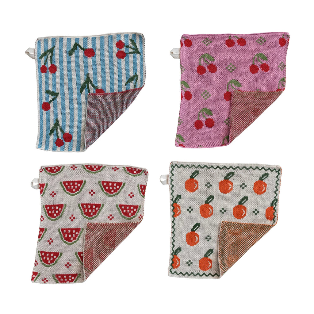 Fruity Knit Dish Cloth / Oranges - Harmony