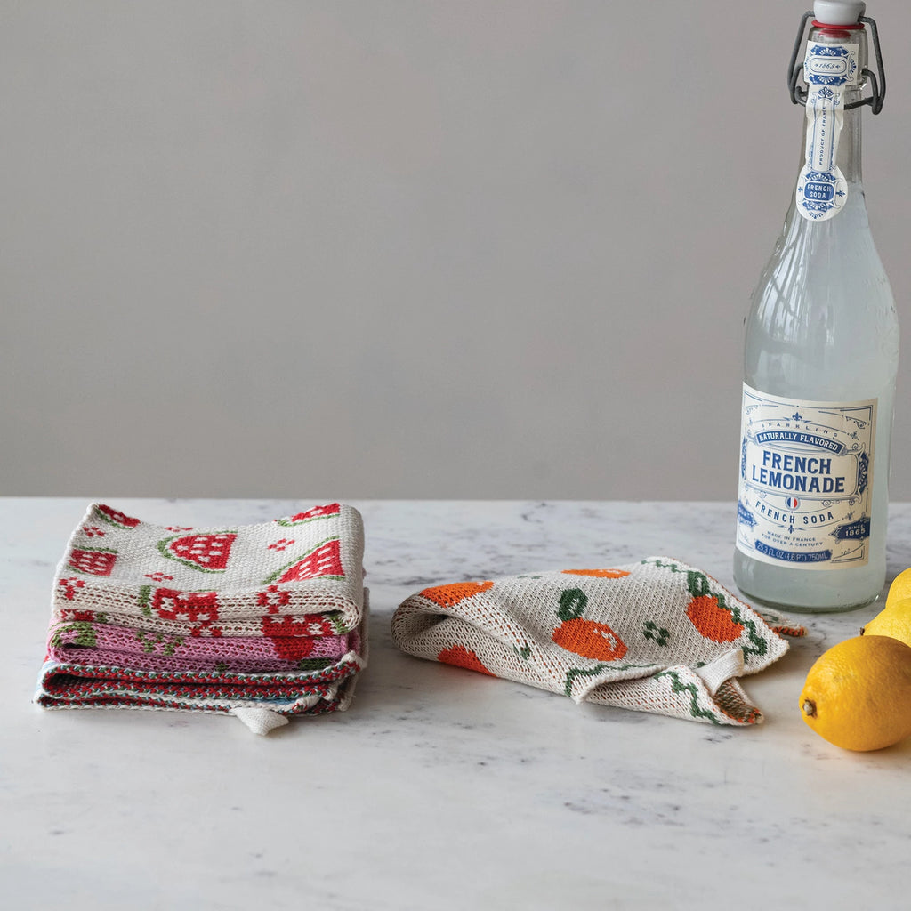 Fruity Knit Dish Cloth / Oranges - Harmony