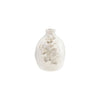 Stoneware Vase with 3D Flowers - Harmony