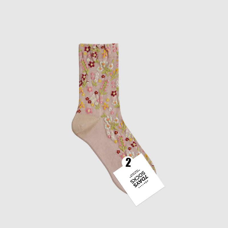 Harga Garden Flower Socks - Harmony