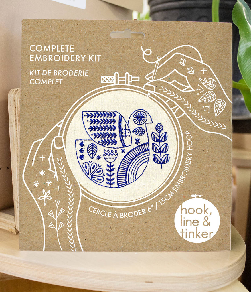 Hygge Dove Complete Embroidery Kit - Harmony