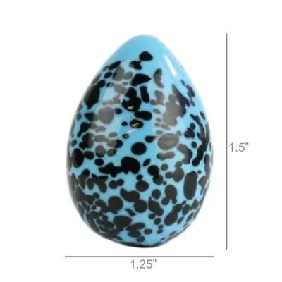 Glass Robyn's Egg - Blue Speck - Harmony