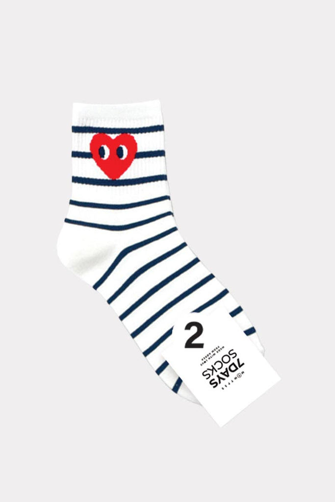 Women's Crew Falling In Love Socks - Harmony