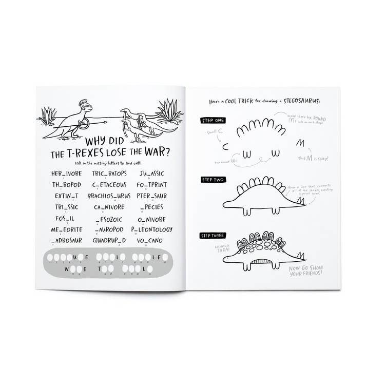 Dinosaurs Coloring & Activity Book - Harmony