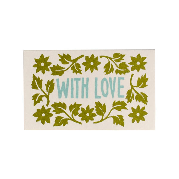 Pack of Leaves and Stars Gift Cards Green and Turquoise - Harmony