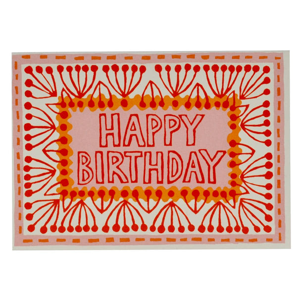 Neon Happy Birthday Card - Harmony