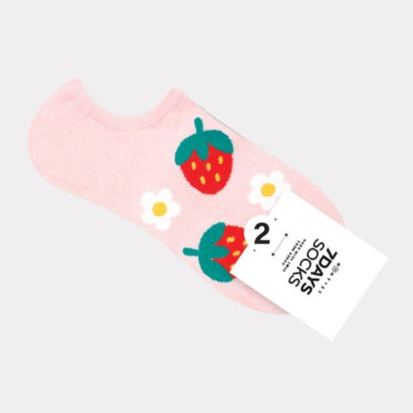 Strawberry Ankle Socks - Harmony