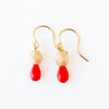 Tiny Beaded Drop Earrings - Harmony