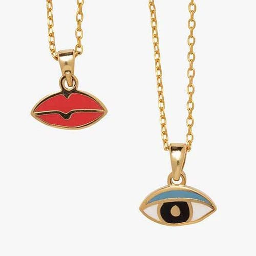 Cloisonné 2 - Sided Pendant Necklace - Harmony