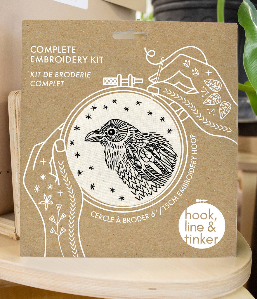 Raven Complete Embroidery Kit - Harmony