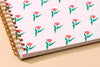 Tulip Letterpress Spiral Notebook - Harmony