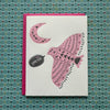 Love Bird - letterpress card - Harmony