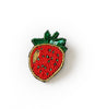 Bala Mani Beaded Strawberry Brooch Pin - Handmade - Harmony