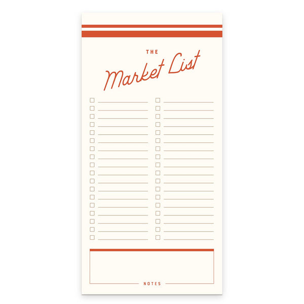 Retro Market List Notepad - Harmony