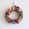 Rainbow Felt Wreath - Harmony