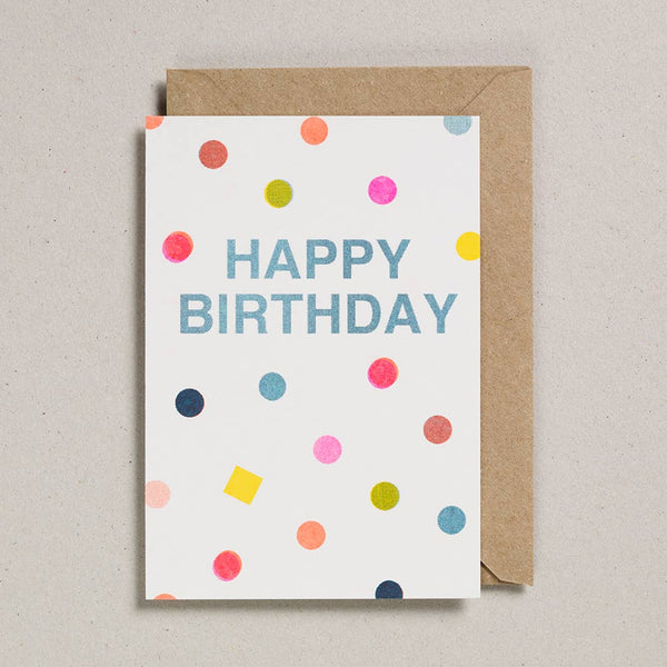 Happy Birthday Spots Riso Card - Harmony