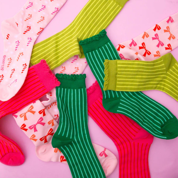 Striped Crew Socks - Harmony
