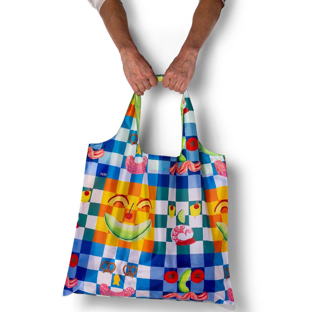 Art Sack Reusable Shopping Bag / Kristina Micotti Picnic - Harmony