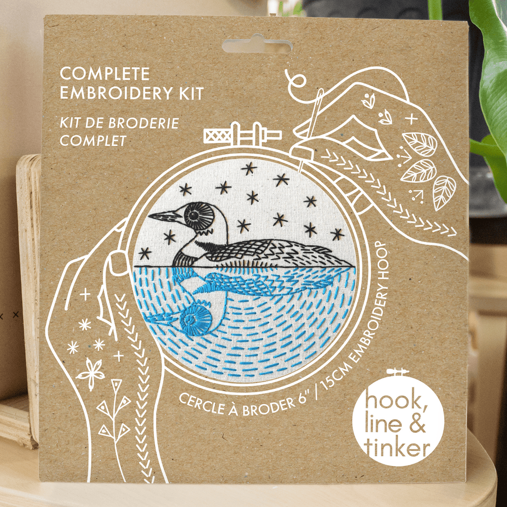 Loon Complete Embroidery Kit - Harmony