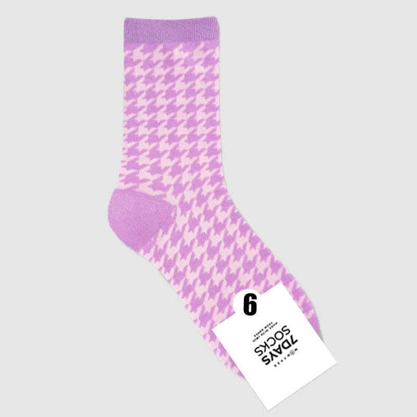 Houndstooth Socks - Harmony