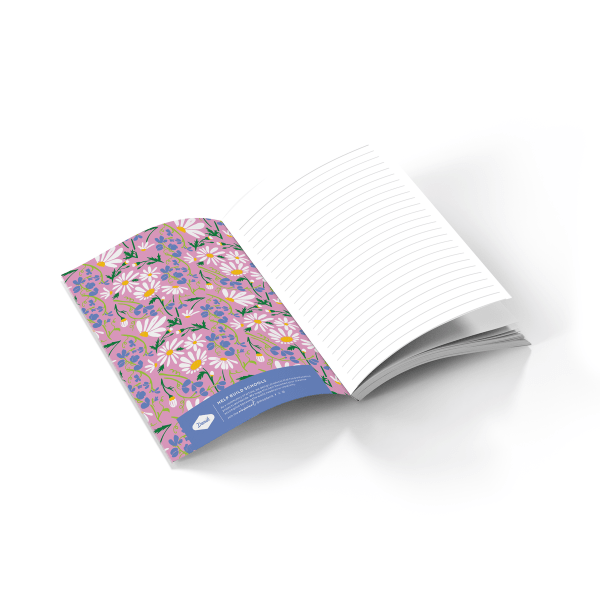 Classic Layflat Notebook / Daisy Cameo - Harmony