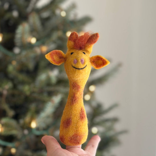 Felt Finger Puppet / Giraffe - Harmony