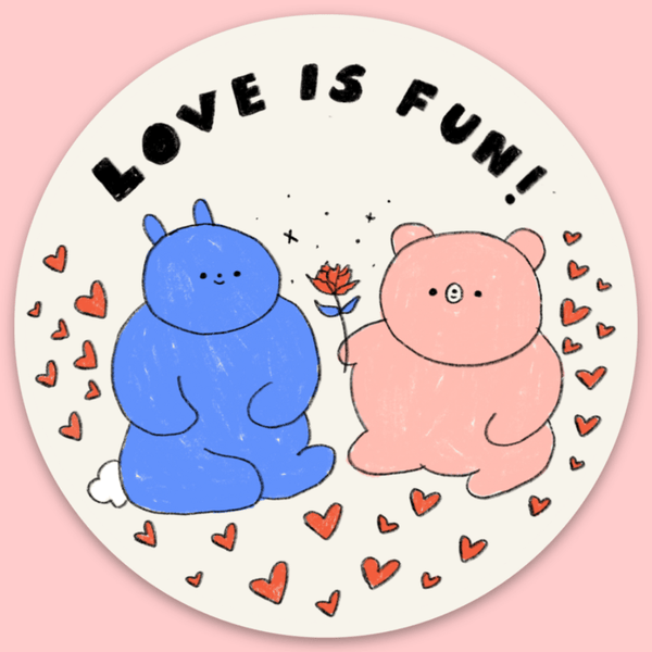Love Is Fun Sticker - Harmony