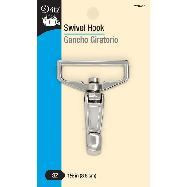 1 - 1/2" Swivel Hook, Black - Harmony